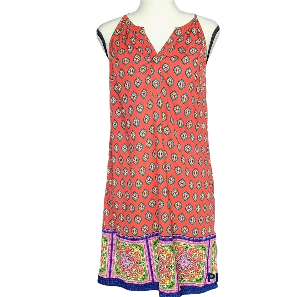 NWT Skies Are Blue A-lined Mini Sleeveless Multicolored Dress Size S